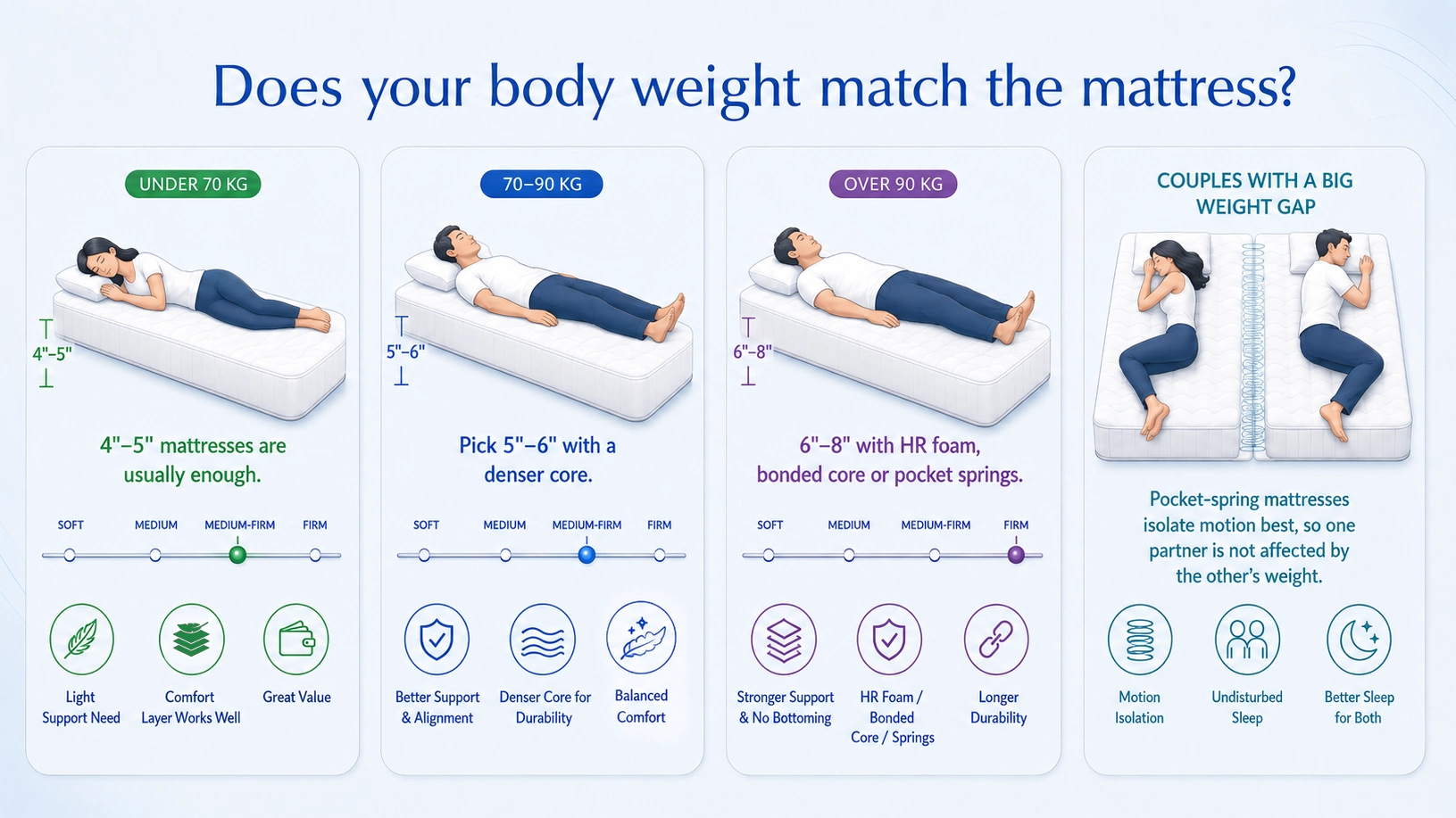 Illustration showing spinal alignment during sleep