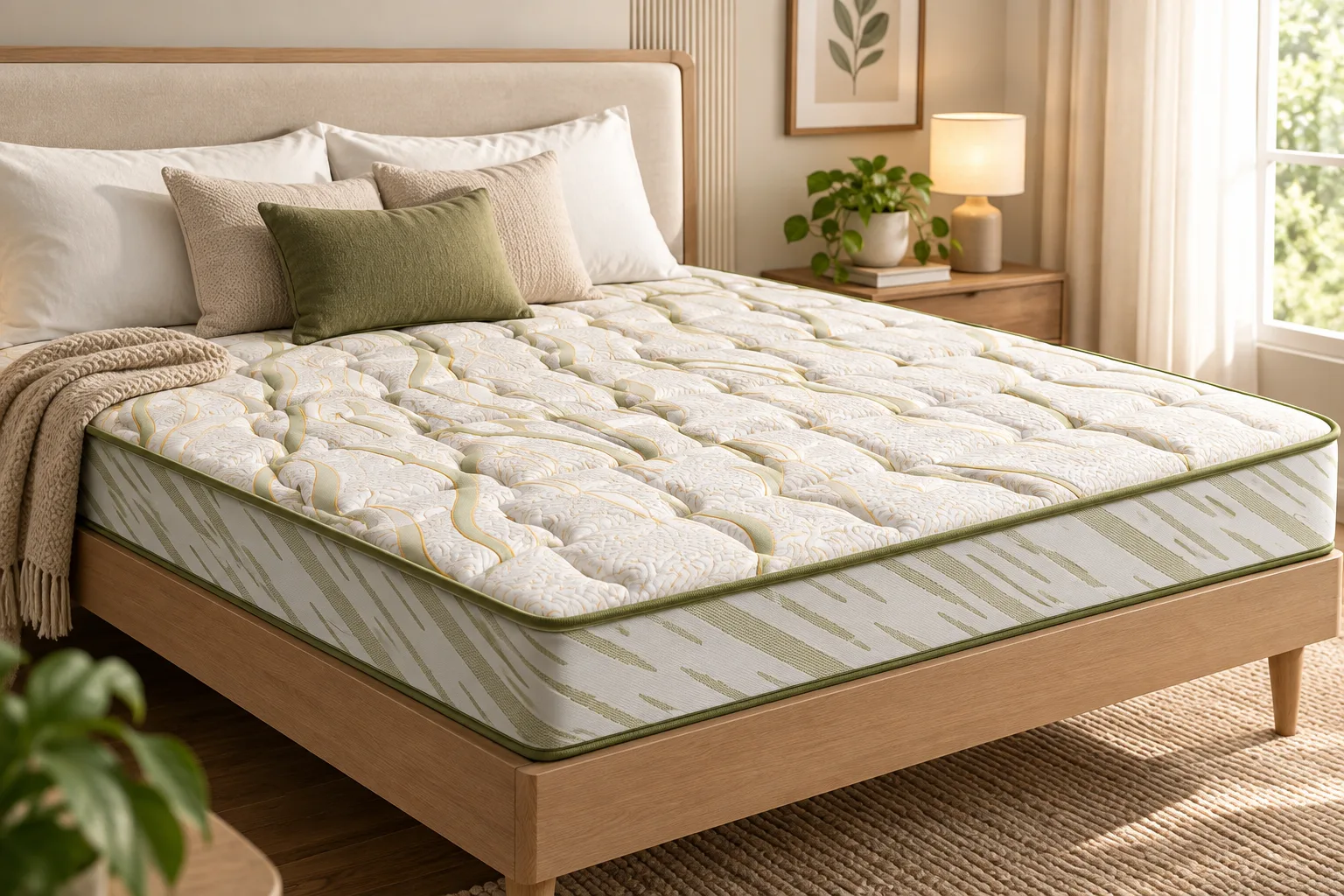 Organik mattress product view 1